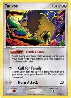 Tauros - 12/100 - Holo Rare available at 401 Games Canada