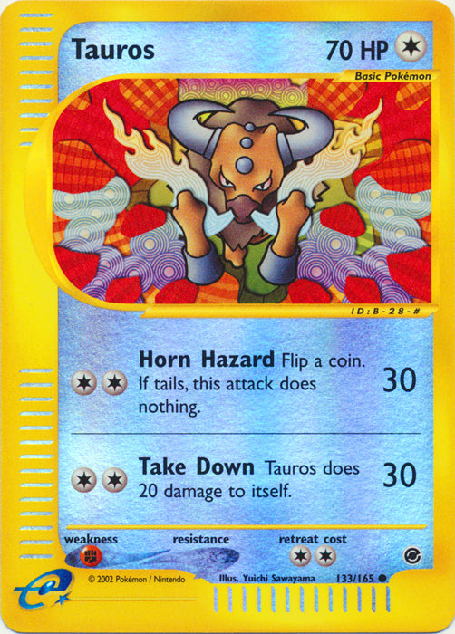 Tauros - 133/165 - Common - Reverse Holo available at 401 Games Canada