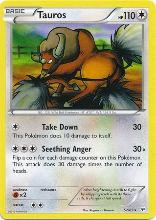 Tauros - 57/83 - Rare available at 401 Games Canada