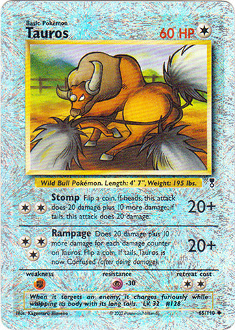 Tauros - 65/110 - Uncommon - Reverse Holo available at 401 Games Canada