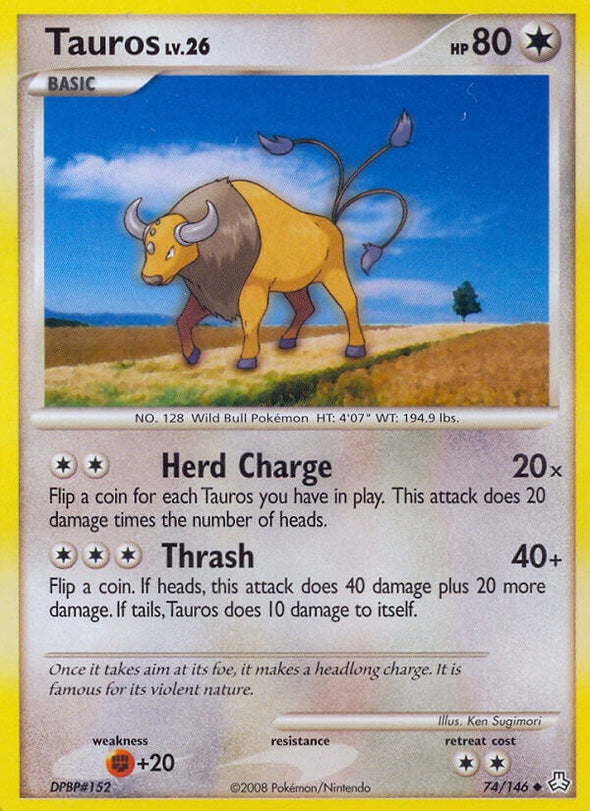 Tauros - 74/146 - Uncommon available at 401 Games Canada