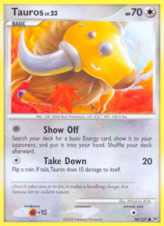 Tauros - 98/127 - Common available at 401 Games Canada