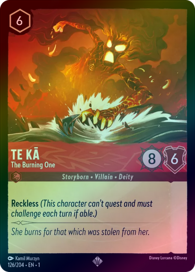 Te Ka (The Burning One) - 126/204 - Super Rare (Foil) available at 401 Games Canada