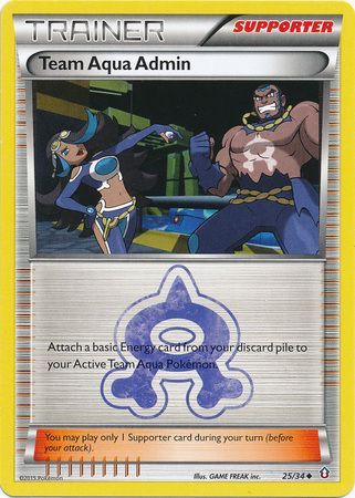 Team Aqua Admin - 25/34 - Uncommon available at 401 Games Canada