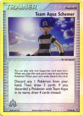 Team Aqua Schemer - 69/95 - Common - Reverse Holo available at 401 Games Canada