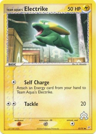 Team Aqua's Electrike - 53/95 - Common available at 401 Games Canada