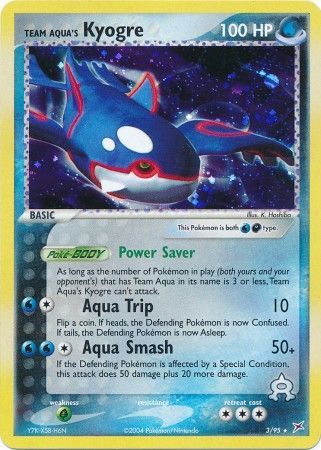 Team Aqua's Kyogre - 3/95 - Holo Rare available at 401 Games Canada