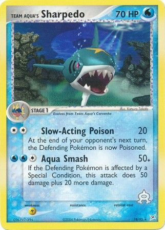 Team Aqua's Sharpedo - 18/95 - Rare available at 401 Games Canada