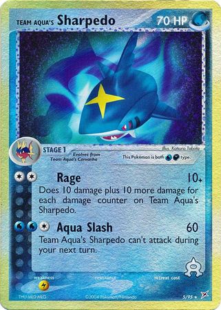 Team Aqua's Sharpedo - 5/95 - Holo Rare - Reverse Holo available at 401 Games Canada