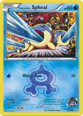 Team Aqua's Spheal - 3/34 - Common available at 401 Games Canada