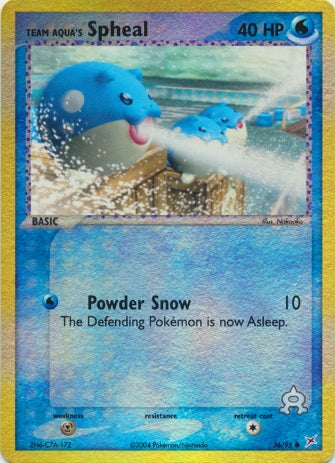 Team Aqua's Spheal - 56/95 - Common - Reverse Holo available at 401 Games Canada