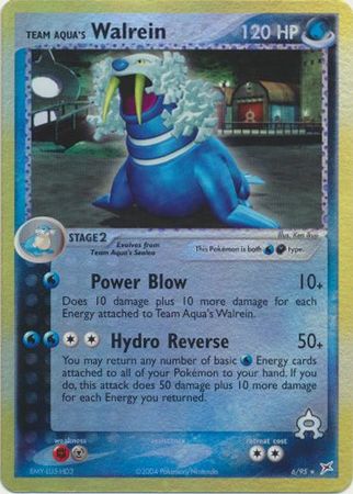 Team Aqua's Walrein - 6/95 - Holo Rare - Reverse Holo available at 401 Games Canada