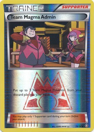 Team Magma Admin - 29/34 - Uncommon - Reverse Holo available at 401 Games Canada