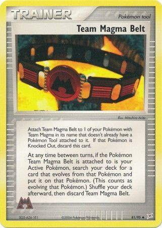 Team Magma Belt - 81/95 - Uncommon available at 401 Games Canada