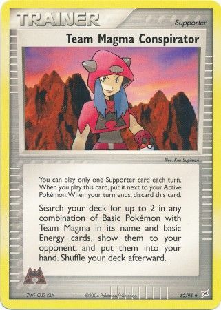 Team Magma Conspirator - 82/95 - Uncommon available at 401 Games Canada