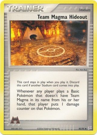 Team Magma Hideout - 83/95 - Uncommon available at 401 Games Canada