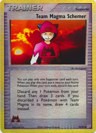 Team Magma Schemer - 70/95 - Common - Reverse Holo available at 401 Games Canada