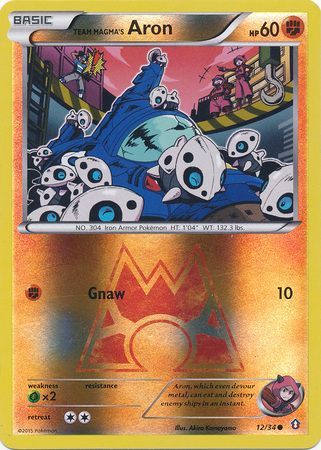 Team Magma's Aron - 12/34 - Common - Reverse Holo available at 401 Games Canada