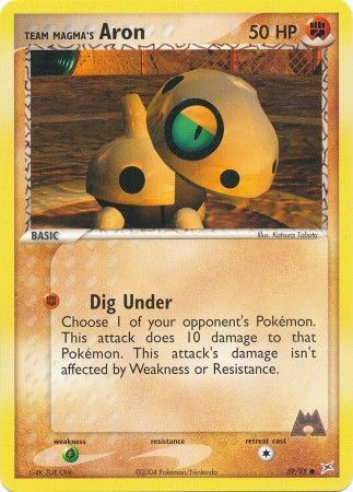 Team Magma's Aron - 59/95 - Common available at 401 Games Canada