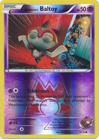 Team Magma's Baltoy - 10/34 - Common - Reverse Holo available at 401 Games Canada