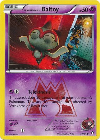 Team Magma's Baltoy - 10/34 - Common available at 401 Games Canada