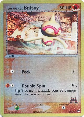 Team Magma's Baltoy - 60/95 - Common - Reverse Holo available at 401 Games Canada