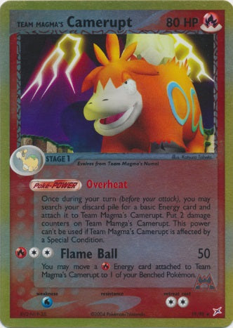 Team Magma's Camerupt - 19/95 - Rare - Reverse Holo available at 401 Games Canada