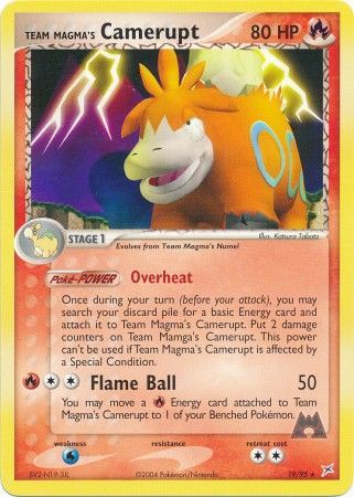 Team Magma's Camerupt - 19/95 - Rare available at 401 Games Canada