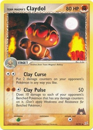 Team Magma's Claydol - 33/95 - Uncommon available at 401 Games Canada