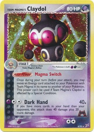 Team Magma's Claydol - 8/95 - Holo Rare available at 401 Games Canada