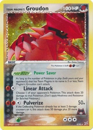 Team Magma's Groudon - 9/95 - Holo Rare available at 401 Games Canada