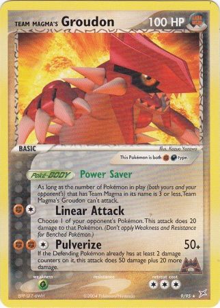 Team Magma's Groudon - 9/95 - Rare - Theme Deck Exclusive available at 401 Games Canada