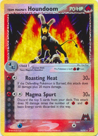 Team Magma's Houndoom - 10/95 - Holo Rare - Reverse Holo available at 401 Games Canada