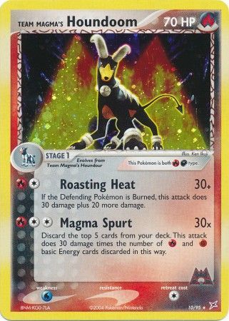 Team Magma's Houndoom - 10/95 - Holo Rare available at 401 Games Canada