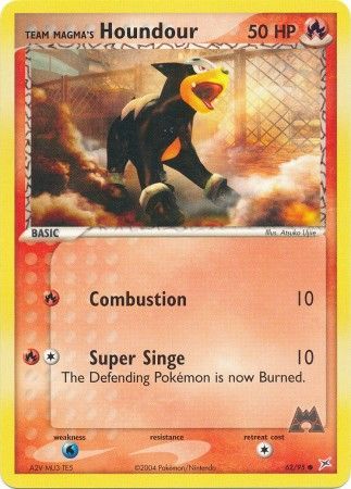 Team Magma's Houndour - 62/95 - Common available at 401 Games Canada