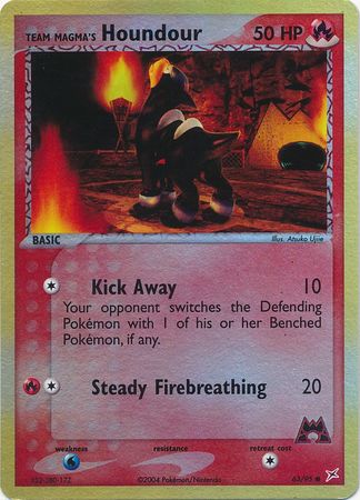 Team Magma's Houndour - 63/95 - Common - Reverse Holo available at 401 Games Canada