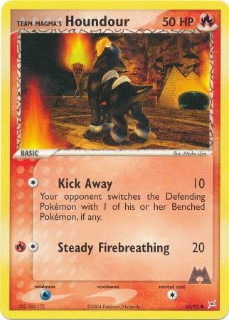 Team Magma's Houndour - 63/95 - Common available at 401 Games Canada