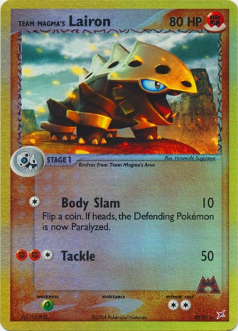 Team Magma's Lairon - 20/95 - Rare - Reverse Holo available at 401 Games Canada