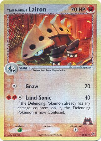 Team Magma's Lairon - 36/95 - Uncommon - Reverse Holo available at 401 Games Canada