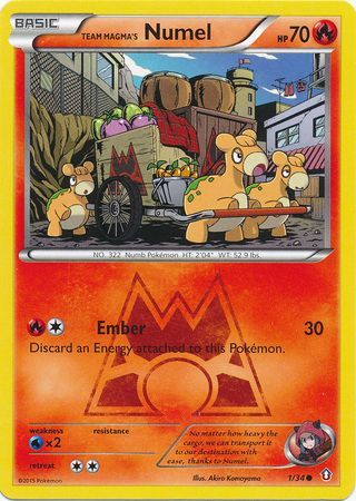 Team Magma's Numel - 1/34 - Common available at 401 Games Canada