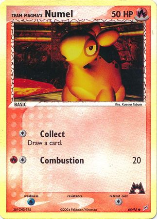 Team Magma's Numel - 64/95 - Common - Reverse Holo available at 401 Games Canada