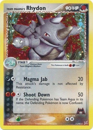 Team Magma's Rhydon - 11/95 - Holo Rare available at 401 Games Canada