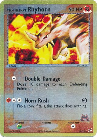 Team Magma's Rhyhorn - 38/95 - Uncommon - Reverse Holo available at 401 Games Canada