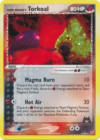 Team Magma's Torkoal - 12/95 - Holo Rare available at 401 Games Canada