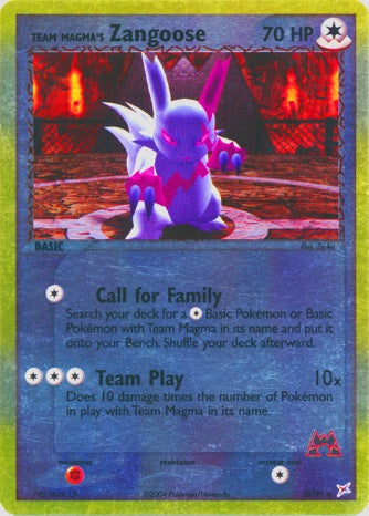 Team Magma's Zangoose - 23/95 - Rare - Reverse Holo available at 401 Games Canada