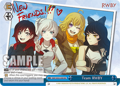 Team RWBY - RWBY/WX03-E098R - Triple Rare available at 401 Games Canada