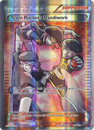 Team Rocket's Handiwork - 124/124 - Full Art Ultra Rare available at 401 Games Canada