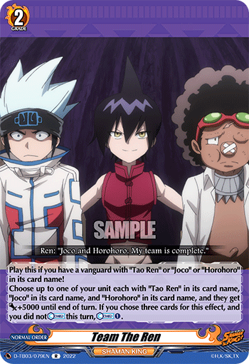 Team The Ren - D-TB03/079 - Rare available at 401 Games Canada