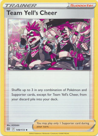 Team Yell's Cheer - 149/172 - Uncommon available at 401 Games Canada