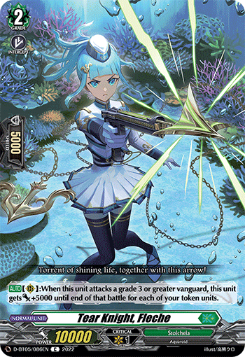 Tear Knight, Fleche - D-BT05/086 - Common available at 401 Games Canada